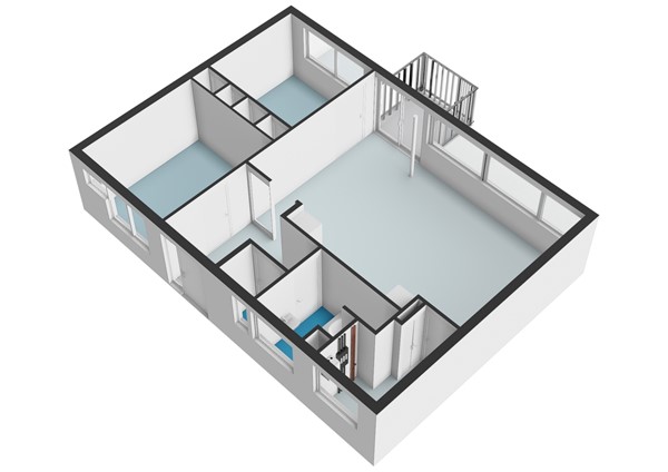 Floor plan - Van Lennepweg 327, 2041 LM Zandvoort 